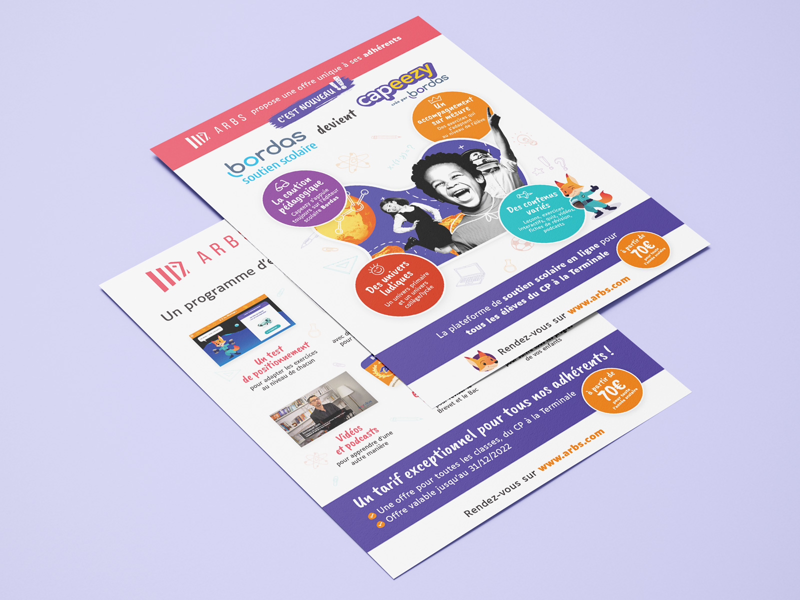 Site internet Extrait du projet