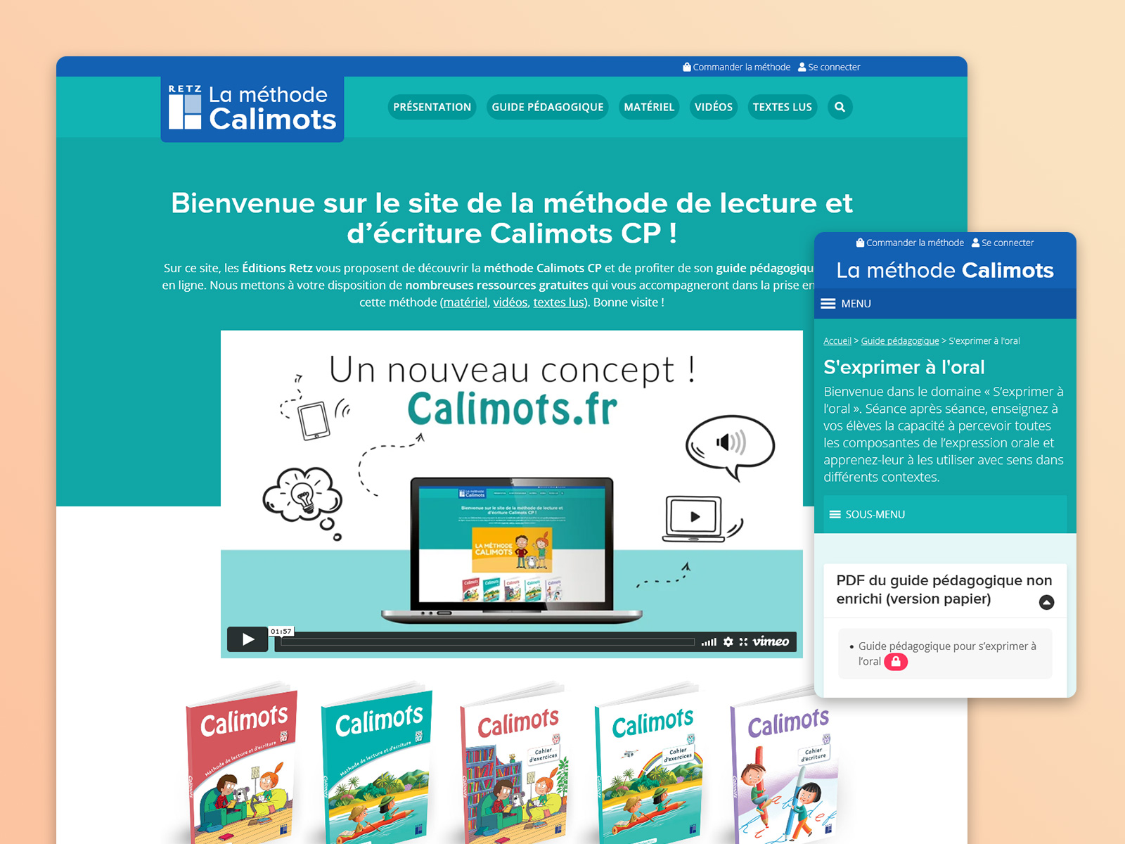 Site internet Extrait du projet