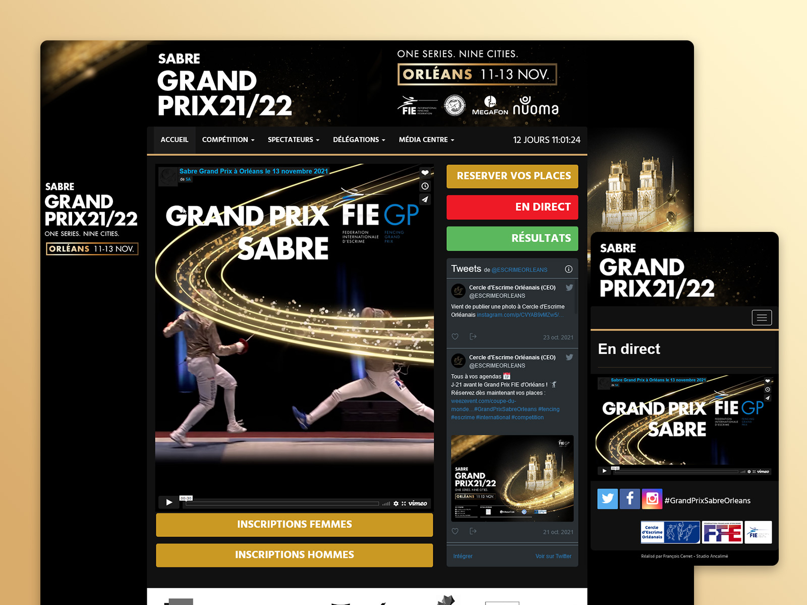 Site internet Extrait du projet