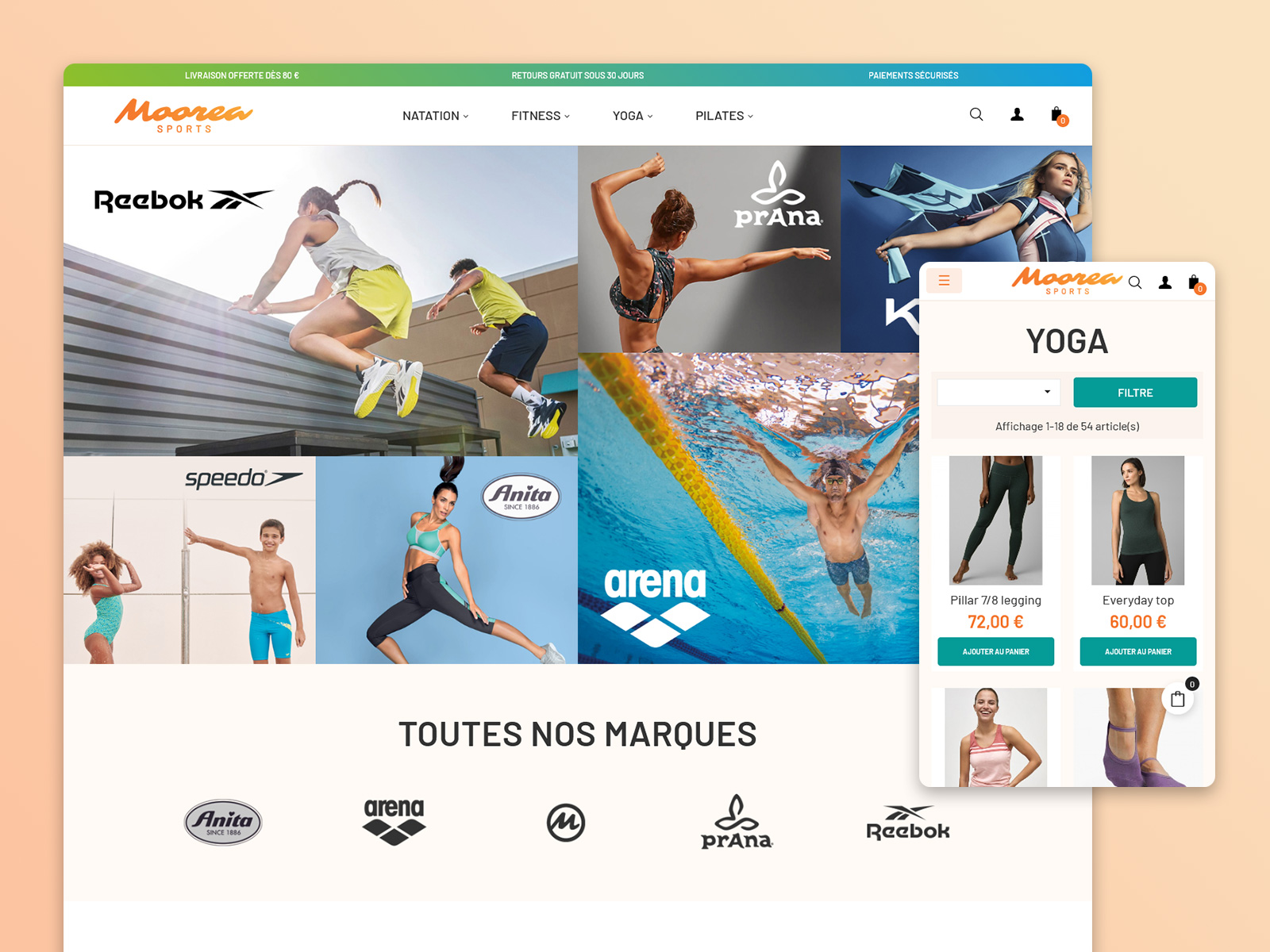 Site internet Extrait du projet
