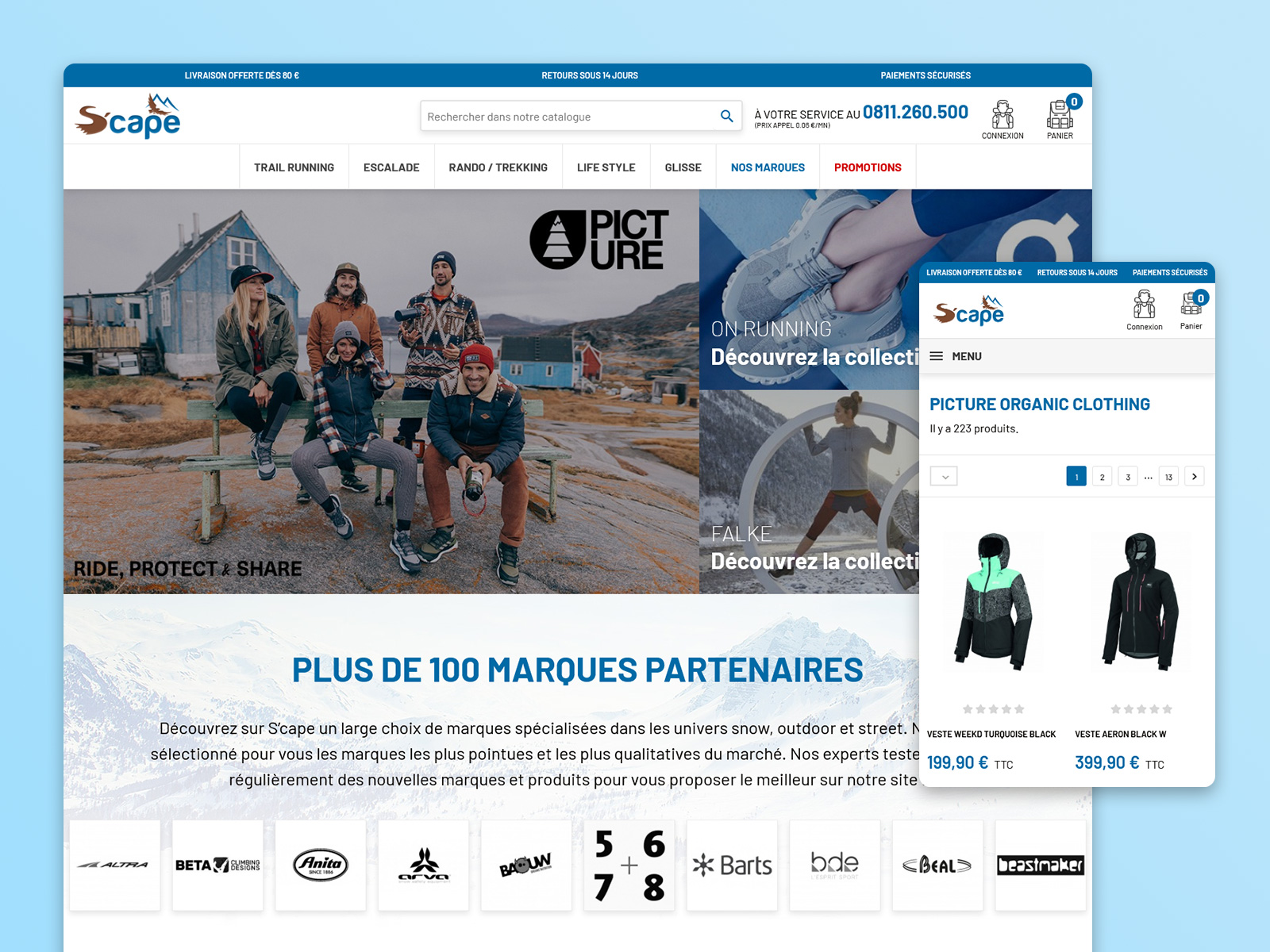 Site internet Extrait du projet