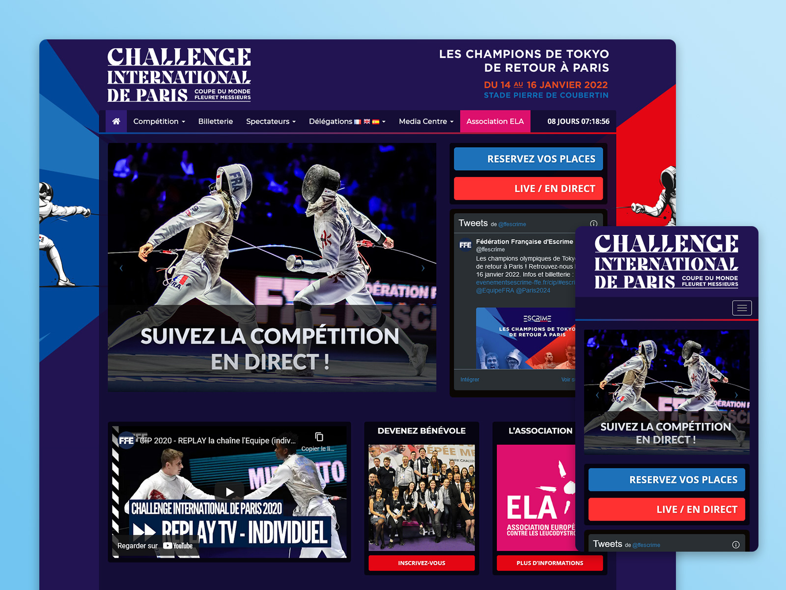 Site internet Extrait du projet