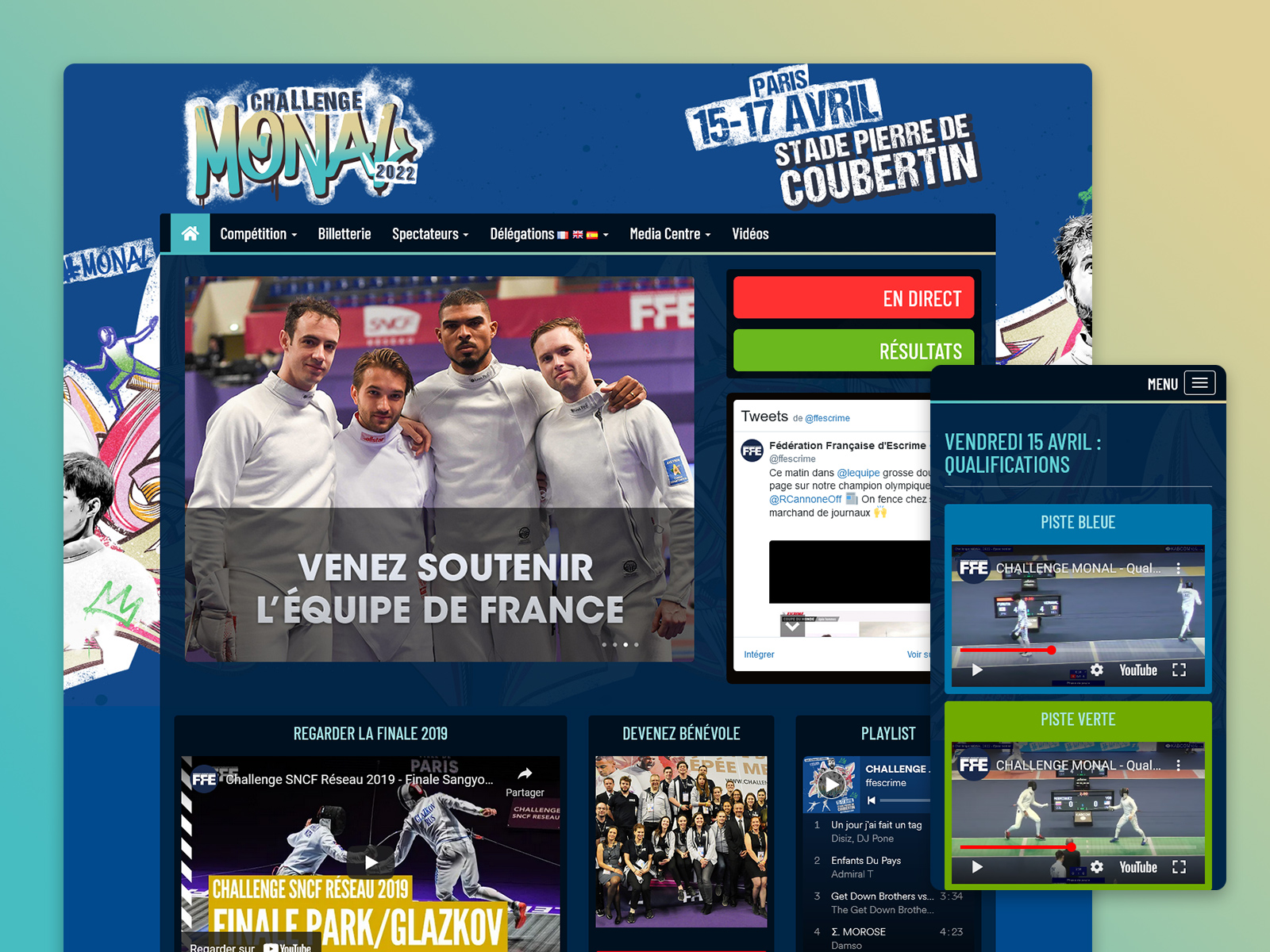 Site internet Extrait du projet