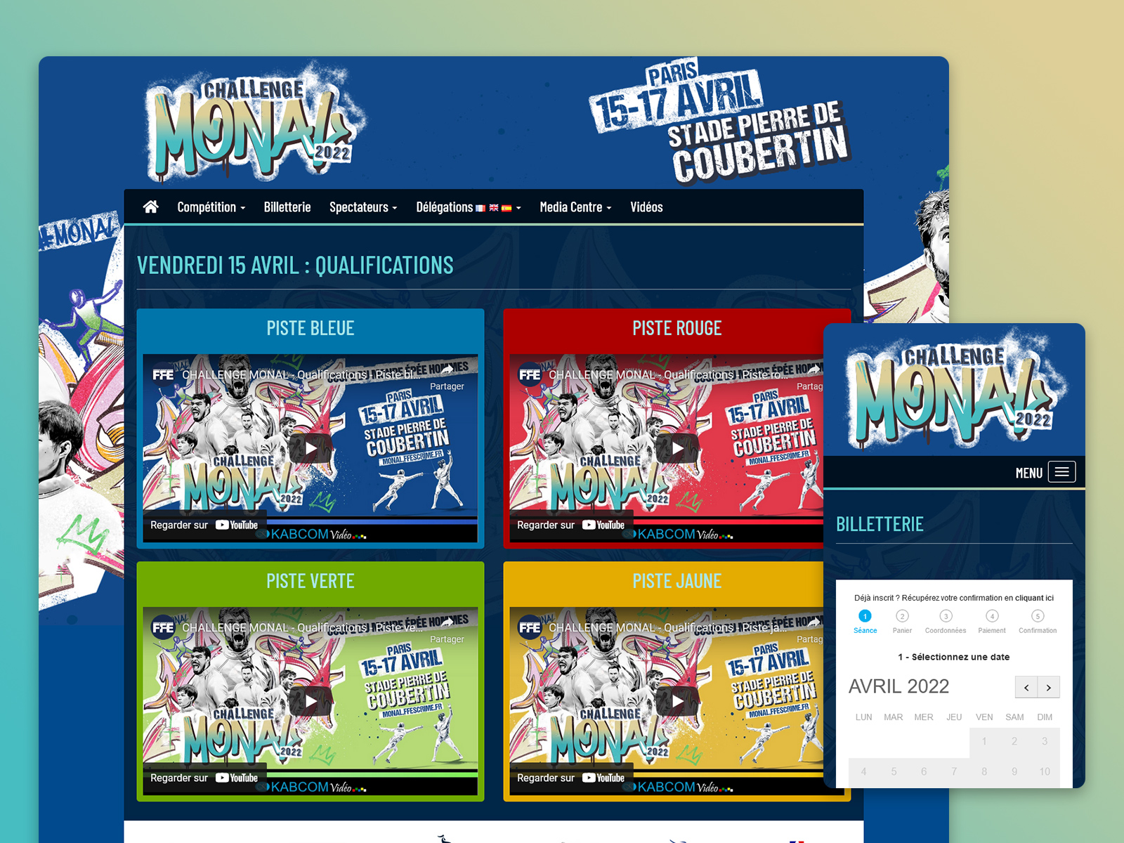 Site internet Extrait du projet